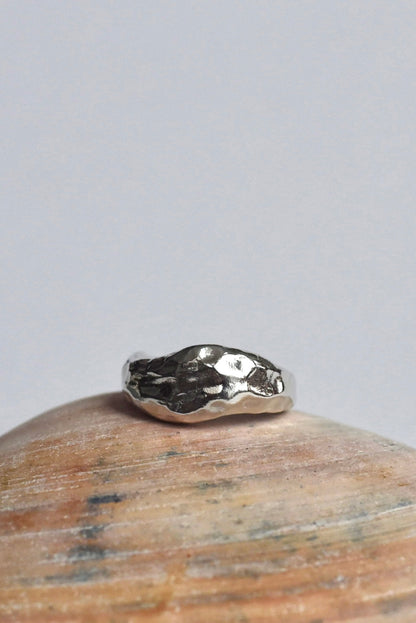 Ebb and Flow ring - silver