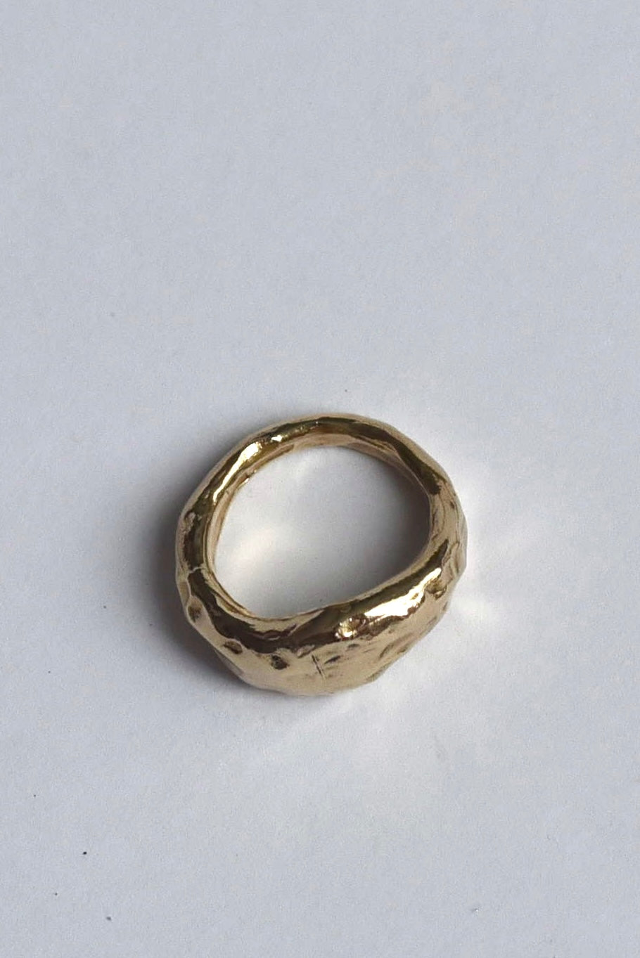 Ebb and Flow ring - brass