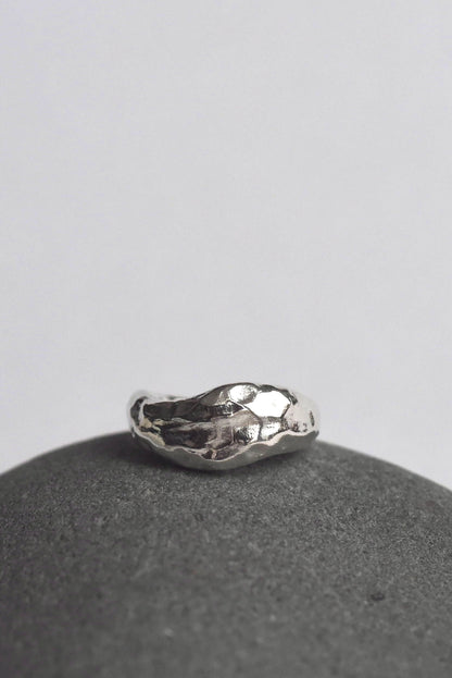 Ebb and Flow ring - silver