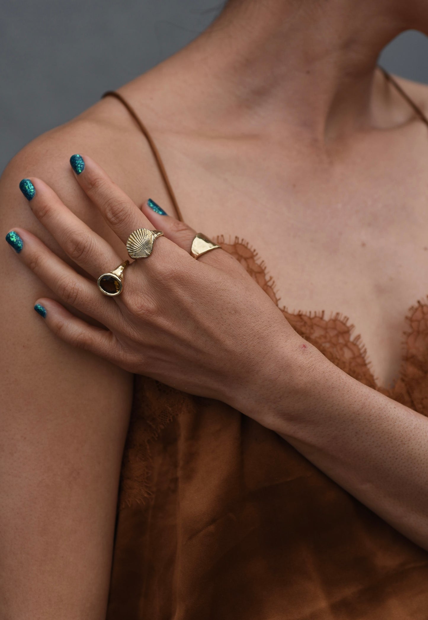 Paia ring - brass