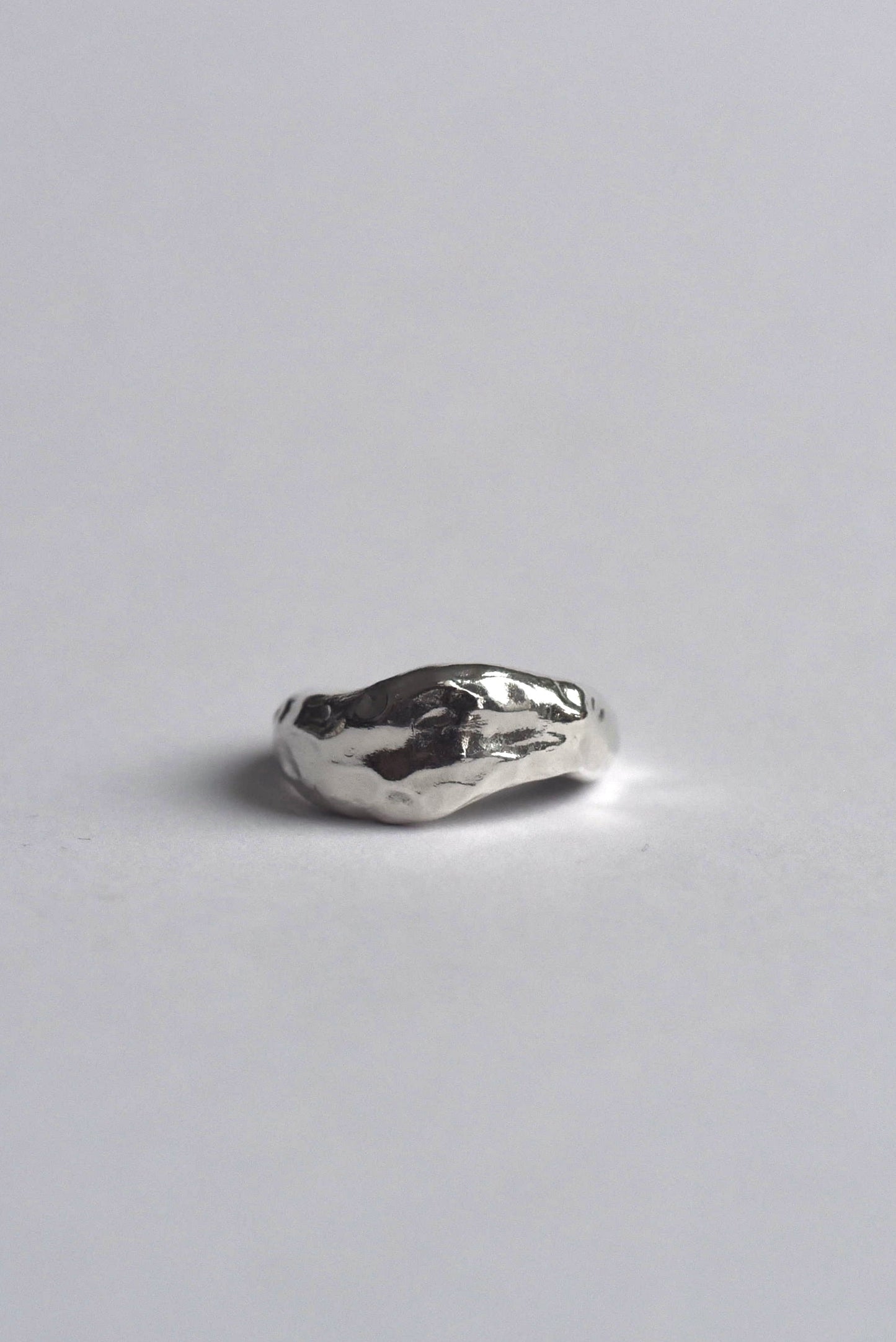 Ebb and Flow ring - silver