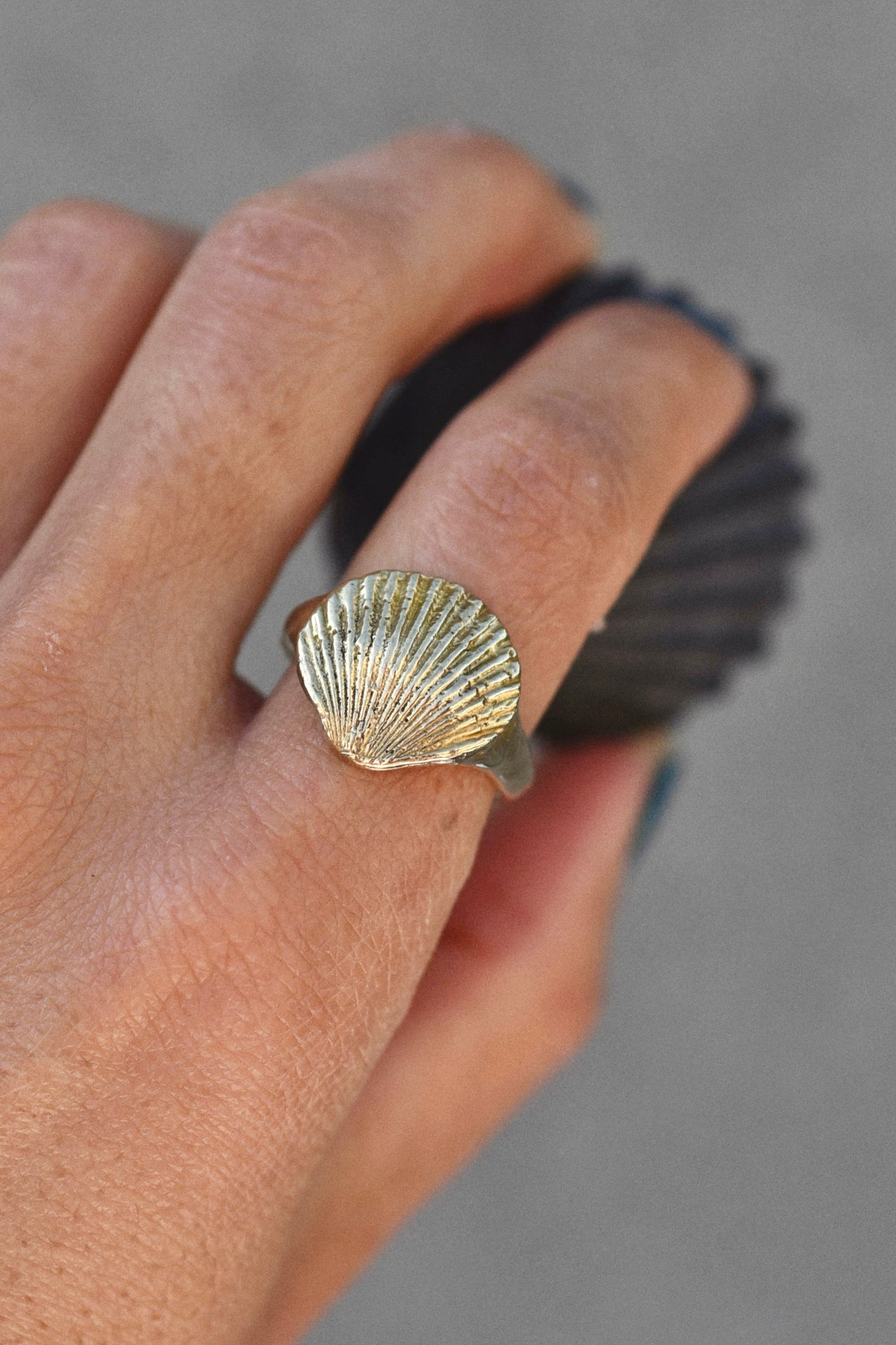 Paia ring - brass