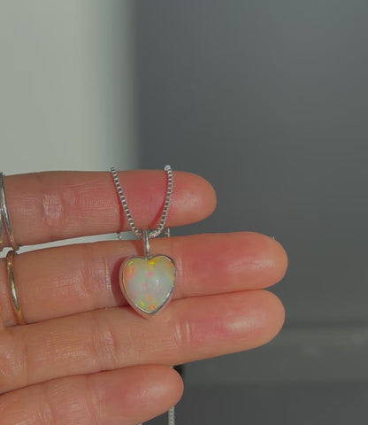 See with our hearts necklace