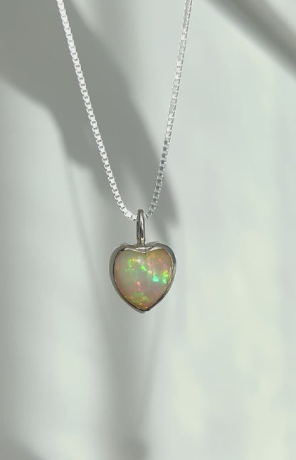 See with our hearts necklace